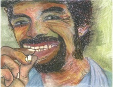 The smiling smoker